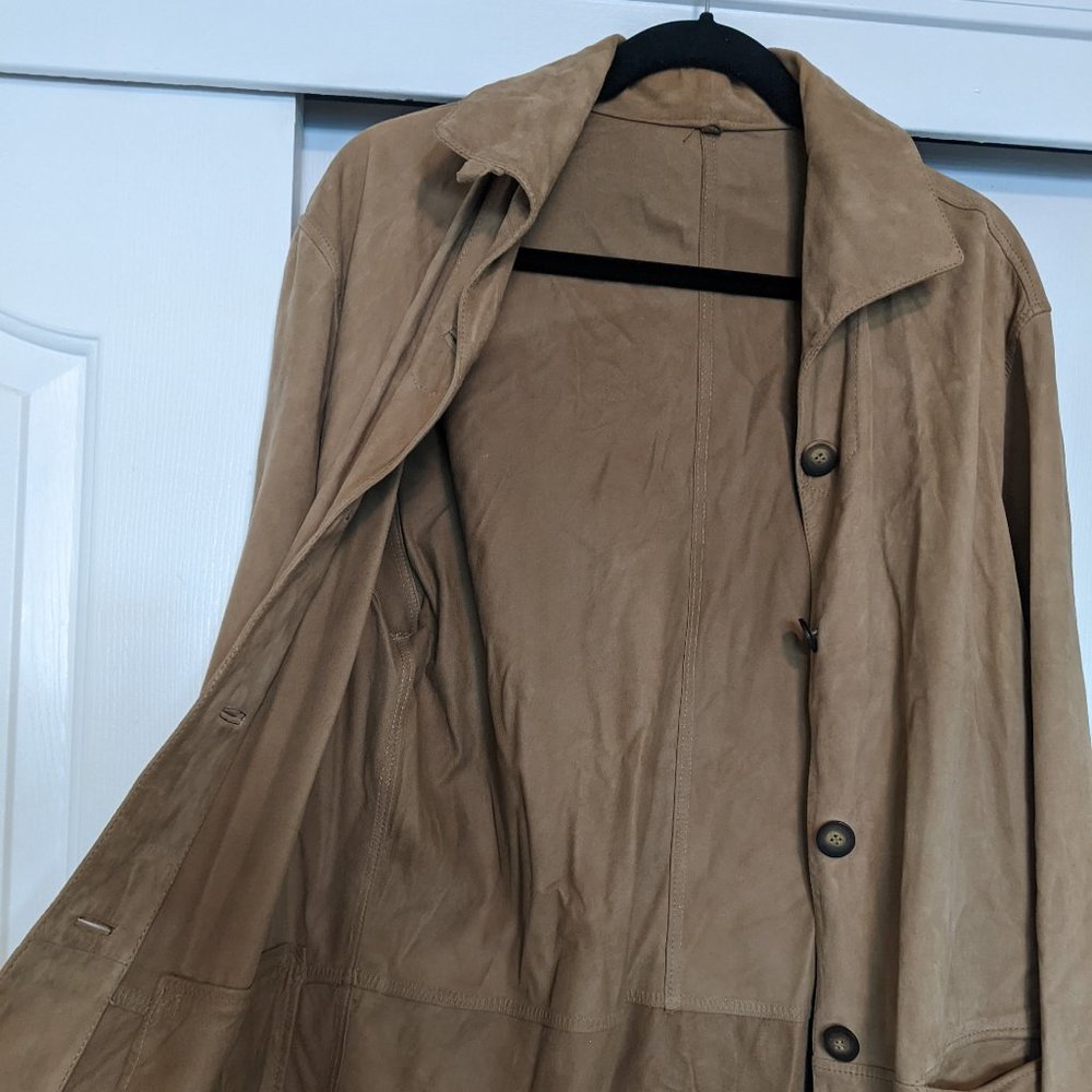 Maria Vittoria Firenze Made in Italy - Suede Jacket super soft - Beige - Size: 6